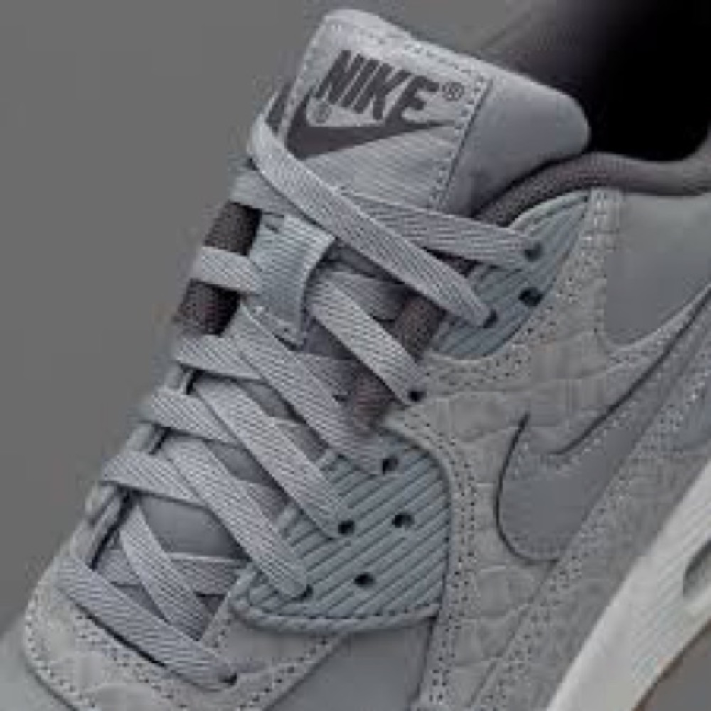 Nike WMNS Air Max 90 Premium Grey Midnight Fog - Picture 6 of 6